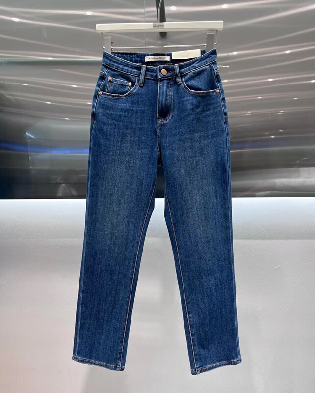 Autumn models are new! [Strictly selected by buyers - Dai Jiaer] Solid color all-match Korean jeans 81339# CL