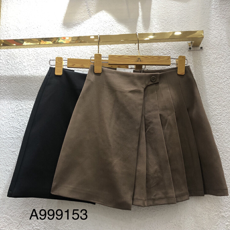 New in autumn! [Queen QUEEN] Korean version of the slim pleated skirt A999153# OZQ