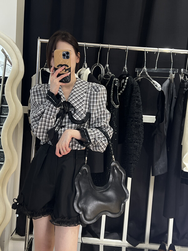 New autumn models!【FEIMAO（YIMAO）】Fashion niche design trousers YM-8406# LSL