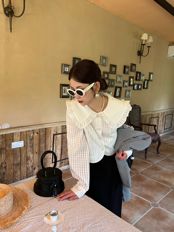 New in autumn! [FEIMAO (YIMAO)] Korean textured comfortable shirt Z-4539# LSL
