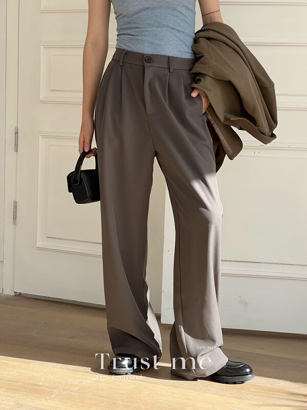 【TRUSTME】Big-name Simple Suit Casual Pants 40091