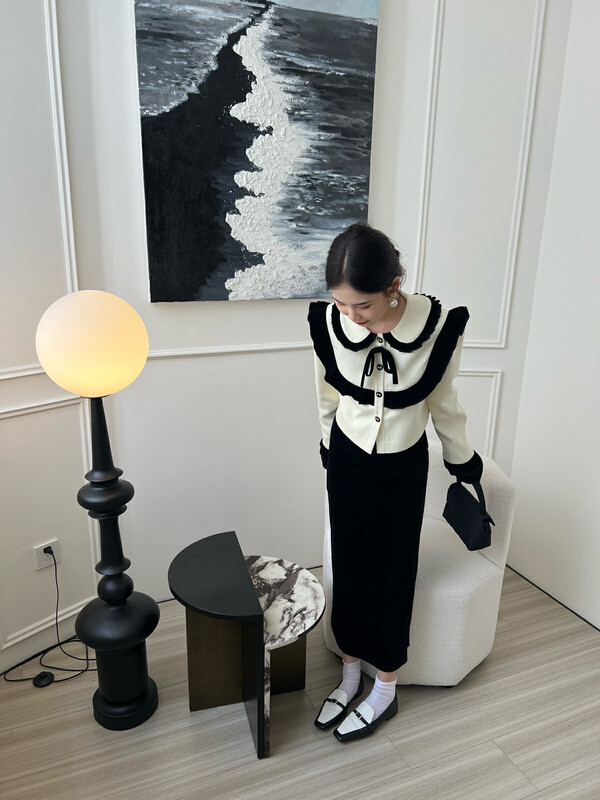 New in early autumn! [FEIMAO (YIMAO)] slim and versatile fashion split skirt Z-4551# LSL