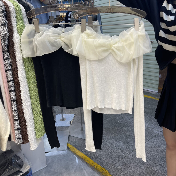 Autumn is new! [Han C's home] small feminine temperament one-shoulder shirt 0520# PCZ