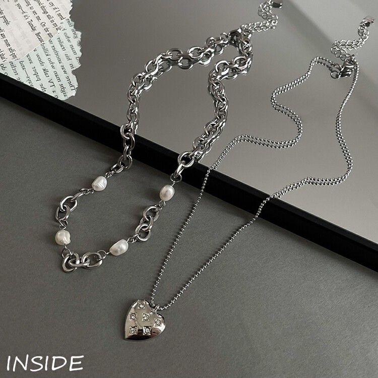 [INSIDE] High-end fashion niche short necklace (with box random) X3520# ZXL