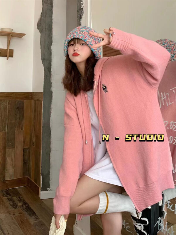 New in autumn! [N] Korean version of bear embroidery warm sweater YS1-M0039# WTT