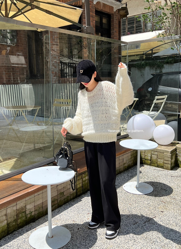 【YOOMINI】Elastic Waist Straight Loose Casual Pants Q16136-K# WPL