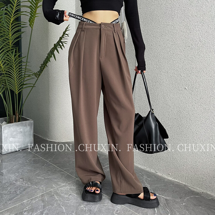 New in autumn! [C.X original heart] drape loose wide-leg all-match trousers K951# WTT