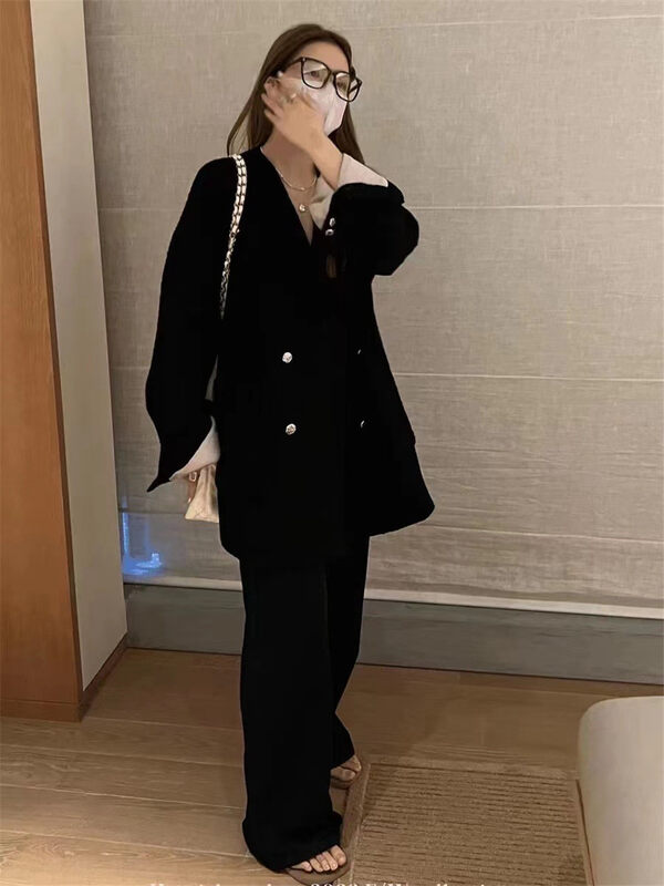 Autumn is new! [N] Korean version of the long-sleeved double-breasted short coat Q272# WTT