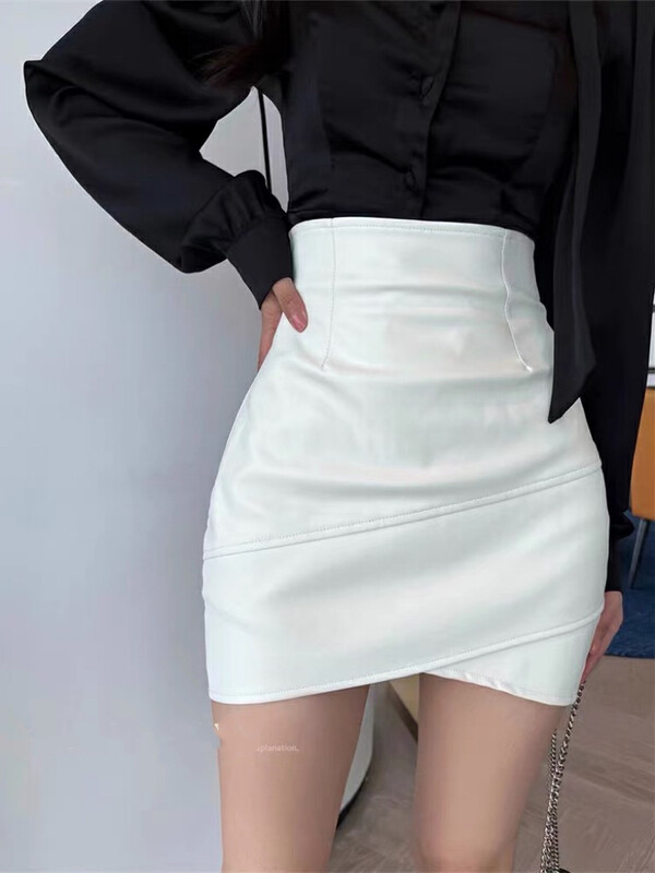 【KIKI STUDIO】Little woman all-match mid-waist bag hip skirt 6548# HJY