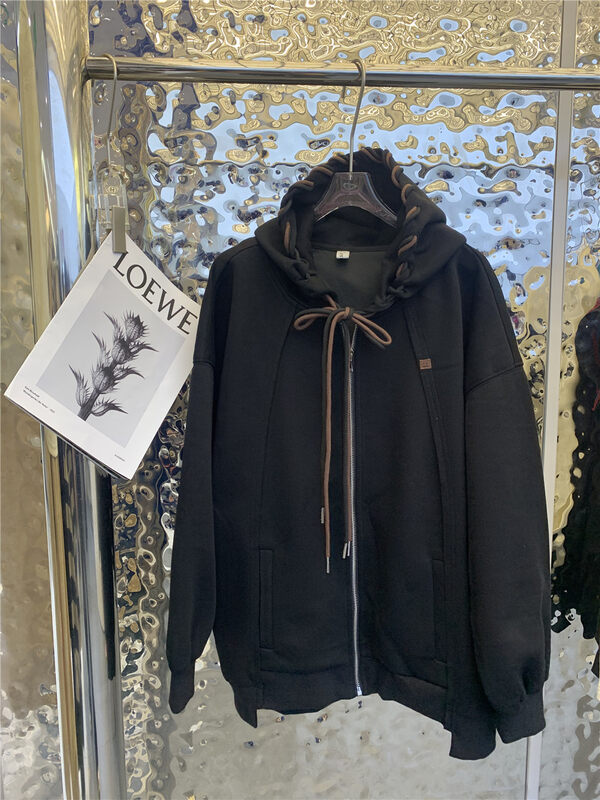 New in autumn! [Yayiro] Korean hooded loose drawstring sweater 2673# GYJ
