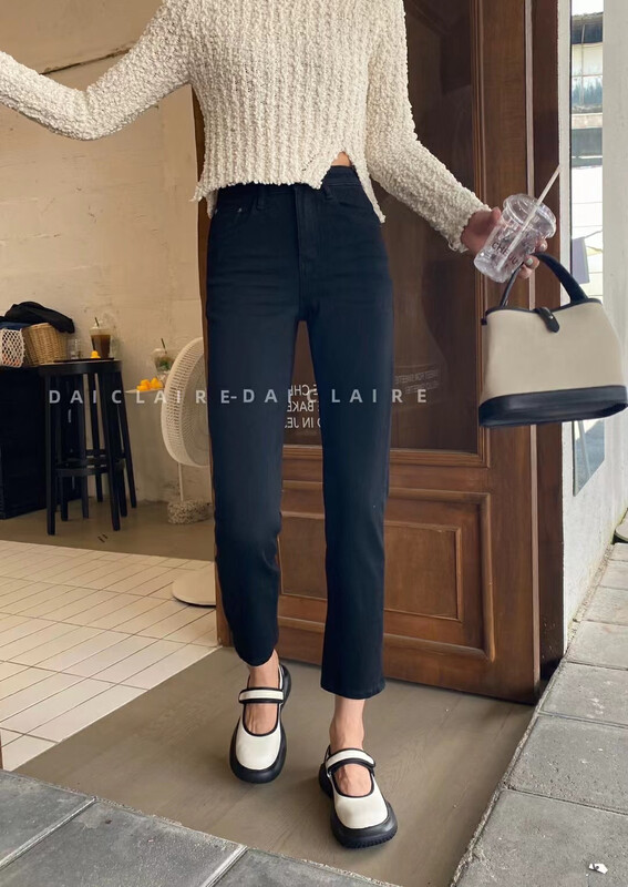 Autumn models are new! [Strictly selected by buyers - Dai Jiaer] Korean version of fashionable all-match jeans 91022-1# CL