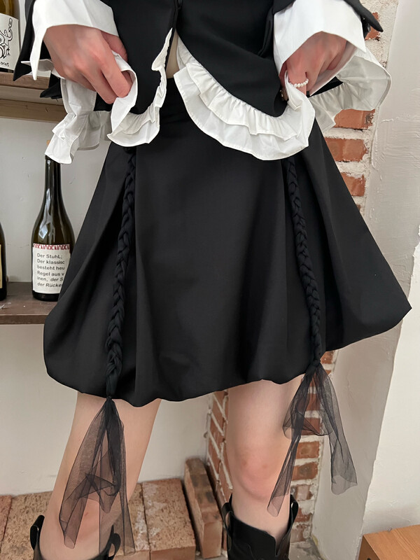 【FEIMAO（YIMAO）】Fashion A-line slim and fashionable skirt YM-8346# LSL