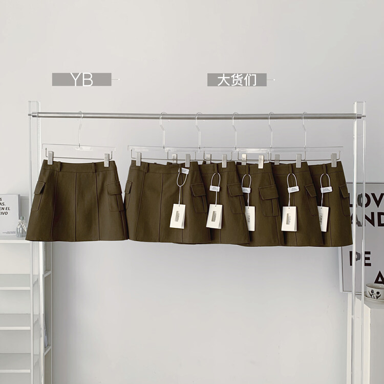 New in autumn! [KAKAJIA] Tooling A-line short skirt 2666# OZQ