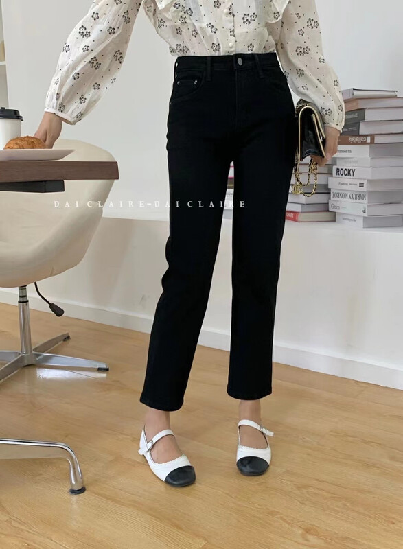 Autumn models are new! [Strictly selected by buyers - Dai Jiaer] Korean style all-match ins style jeans 60080-1# CL