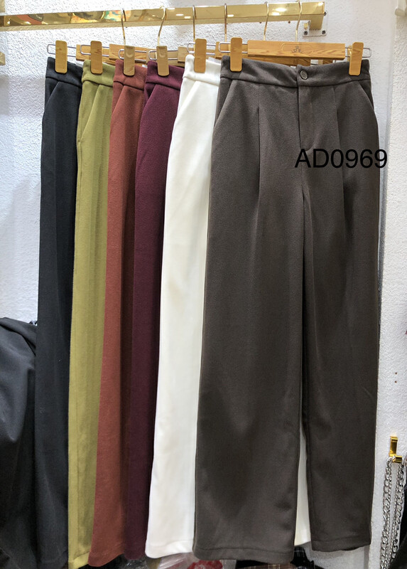 New in autumn! [QUEEN QUEEN] High-waisted straight-leg wide-leg casual pants AD0969# OZQ