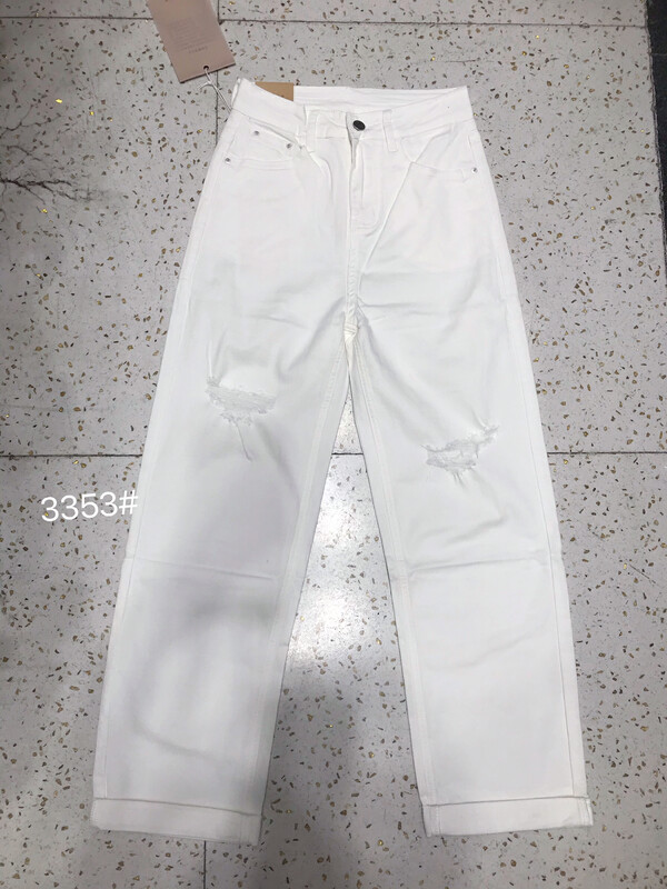 Original price 62.04! New for autumn! [MINA] Ripped straight jeans 3353-8# LSW