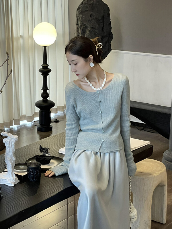 New in early autumn! [YOOMINI] Casual Simple Versatile Knit Sweater Q13669-S# WPL