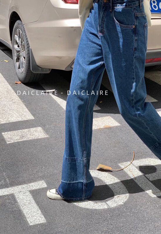 Autumn models are new! [Strictly selected by buyers - Dai Jiaer] Korean all-match straight jeans 91116# CL