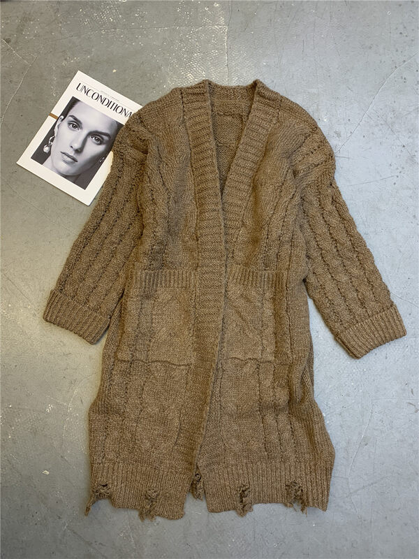 New in autumn! [Yayiro] V-neck loose all-match knitted cardigan 2788# GYJ