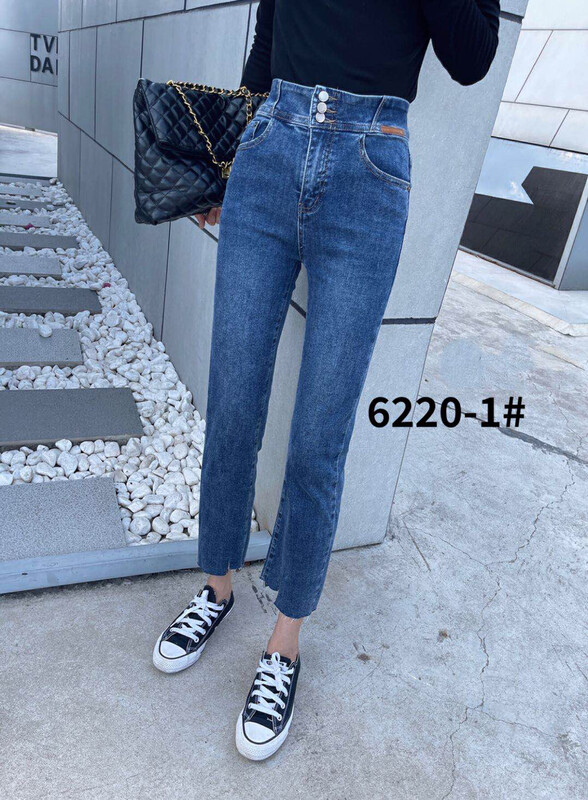 Original price 62.04! New in autumn! [MINA] Korean version slimming elastic cigarette pipe jeans 6220-2# LSW