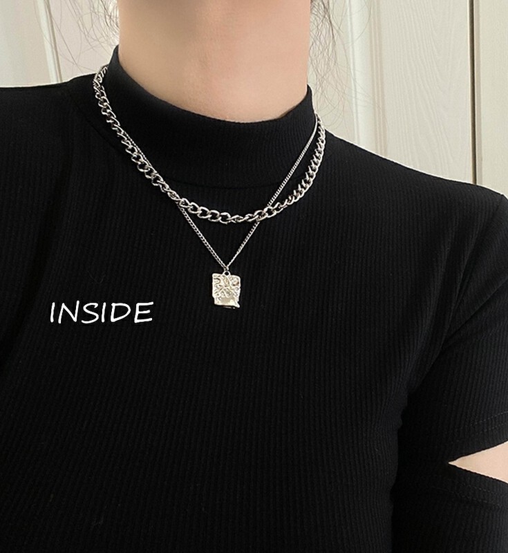 [INSIDE] Irregular high-end fashion short necklace (with box random) X3533# ZXL
