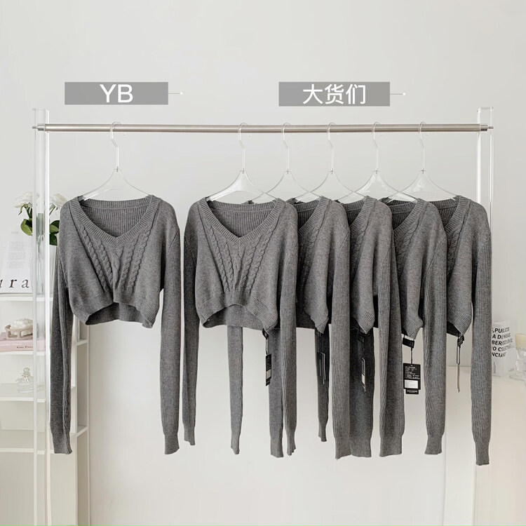 New in autumn!【KAKAJIA】Korean version of solid color all-match warm sweater 2642# OZQ