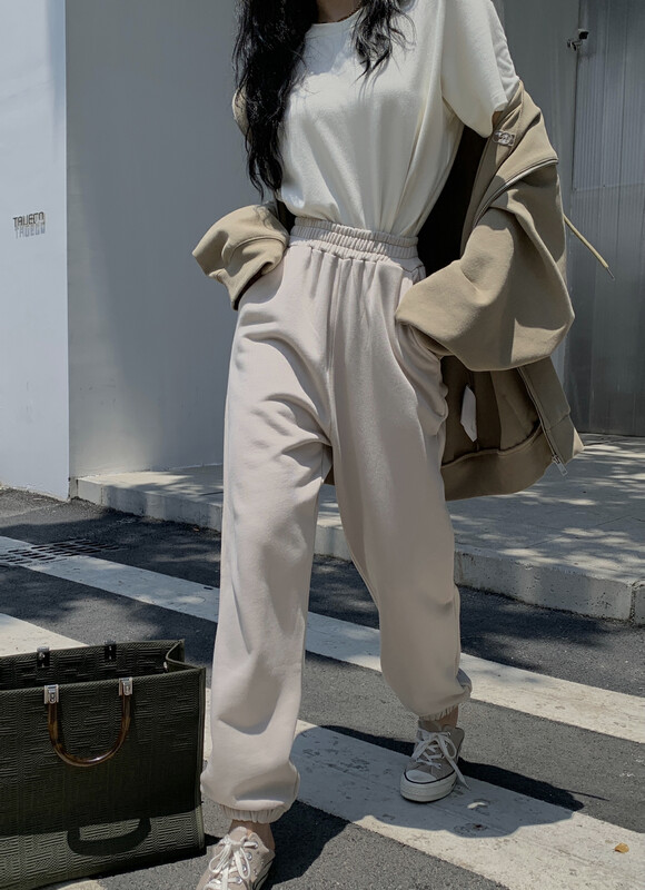 【11AN】Classic Simple Solid Color Casual Pants A6968