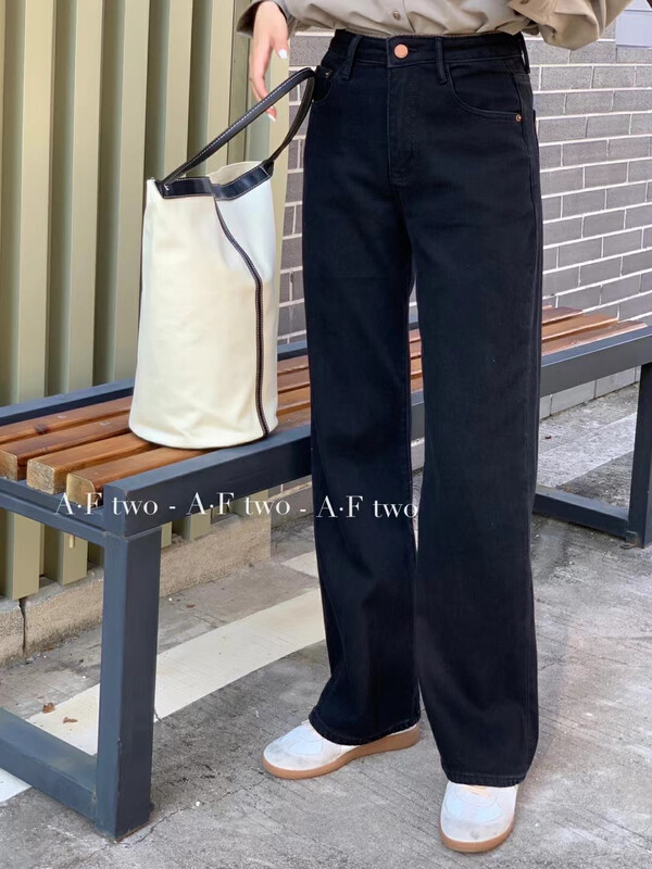 Autumn models are new! [Strictly selected by buyers-Dai Jiaer] High-waisted straight-leg slimming jeans 81330# CL
