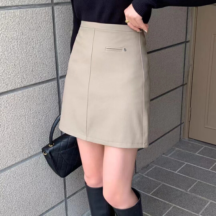 New in autumn! [Queen QUEEN] Temperament High Waist Thin Skirt A292661# OZQ