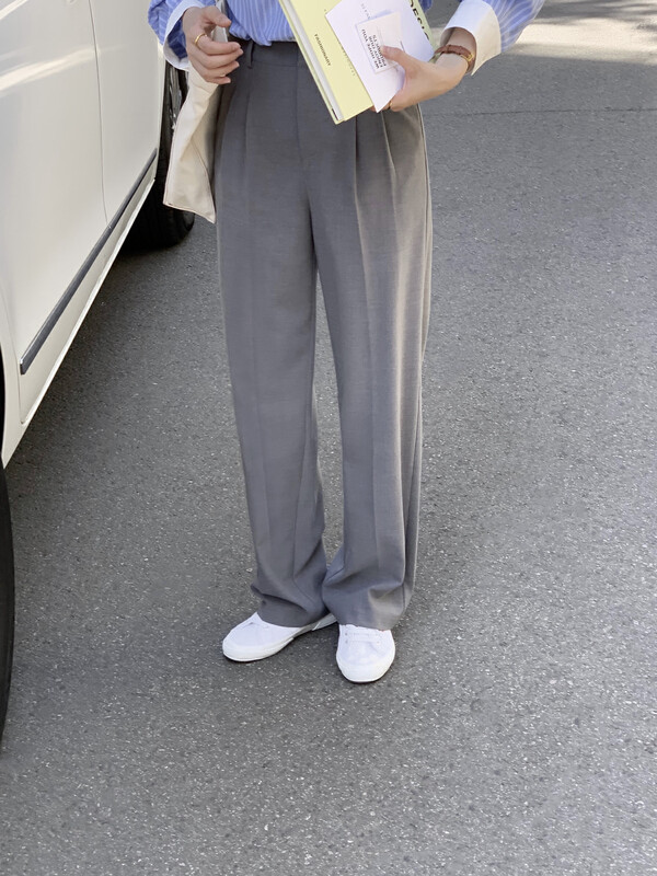 Big Monkey strongly recommends【T.G】Fashionable commuting simple and versatile trousers 17785# CLS