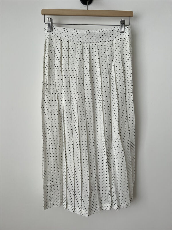 New in autumn! [T.G] pleated polka-dot temperament skirt 7852# CLS