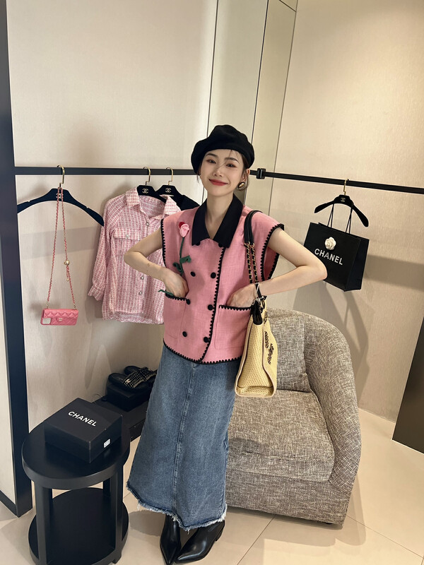 【FEIMAO (YIMAO)】Temperament Versatile Comfortable Vest YM-8302# LSL