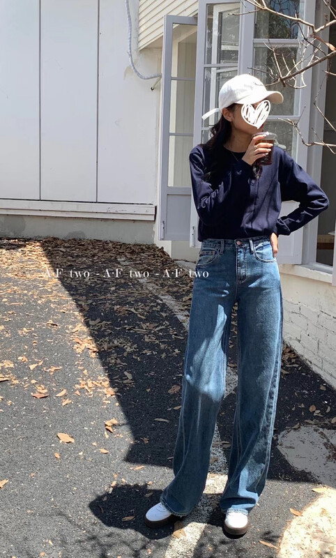 Autumn models are new! [Strictly selected by buyers - Dai Jiaer] Korean all-match simple jeans 81192# CL