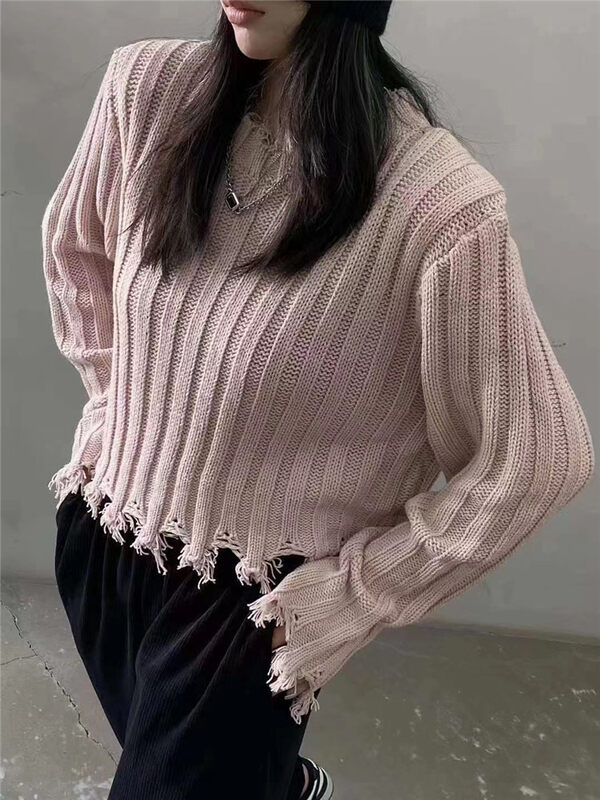 New in autumn! [Korean C home] casual solid color warm sweater 0578# PCZ
