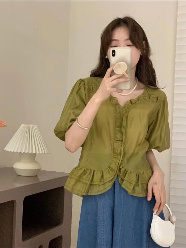 【T.G】All-match fashion fungus shirt 17677# CLS