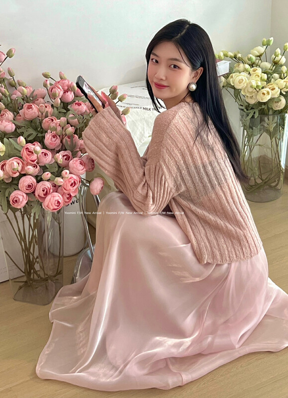 New in autumn! [YOOMINI] Korean solid color round neck sweater Q13678-S# WPL