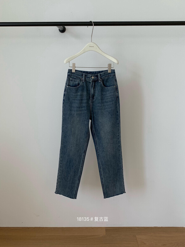 New in early autumn!【T.G】Fashion simple and slim jeans 18135# CLS