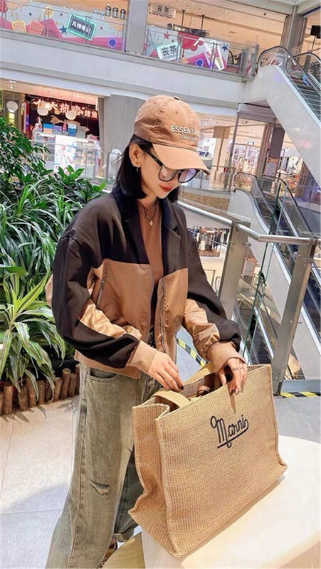 New in autumn! [Yayiro] Color-blocking fashion jacket 2716# GYJ