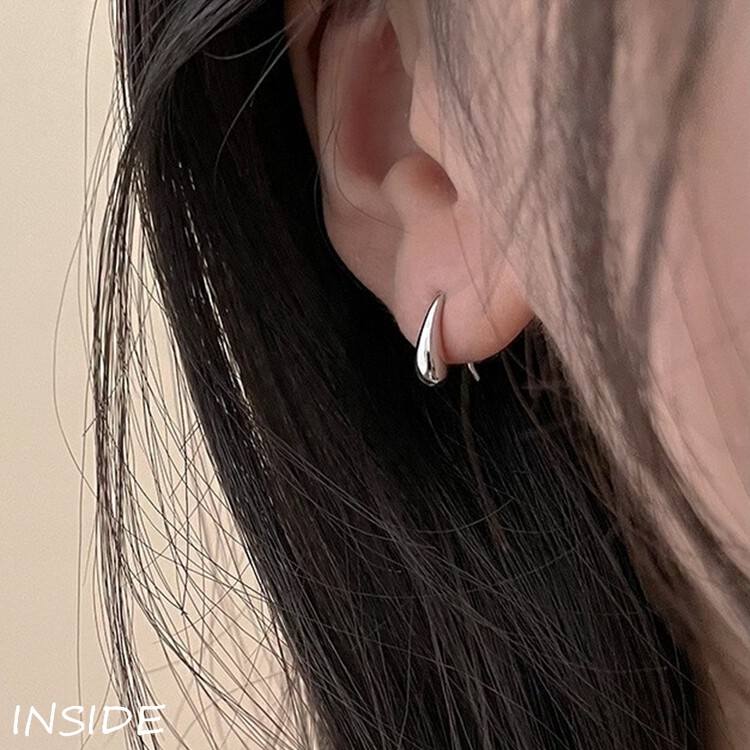 [INSIDE] Korean exquisite simple and versatile water drop design earrings (with box randomly distributed) (two pairs) R3563# ZXL