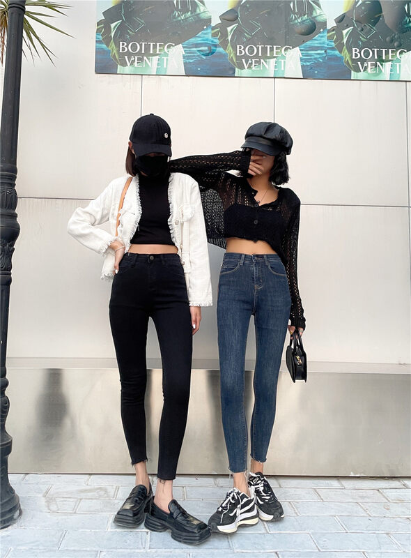 New in early autumn! [OKD] Small feet all-match fashion thin jeans YS1-2083# GY