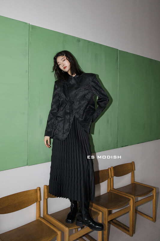 New in early autumn!【ES MODISH】Nice design all-match skirt SK1761# CQW
