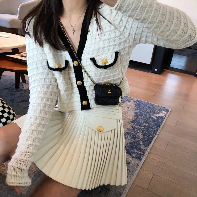 New in autumn! [KIKI STUDIO] temperament commuter knitted sweater 6633# HJY
