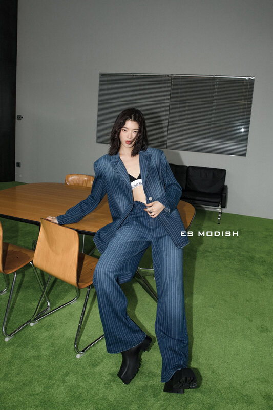 New in early autumn! [ES MODISH] Retro suit with temperament design sense JK1831# CQW