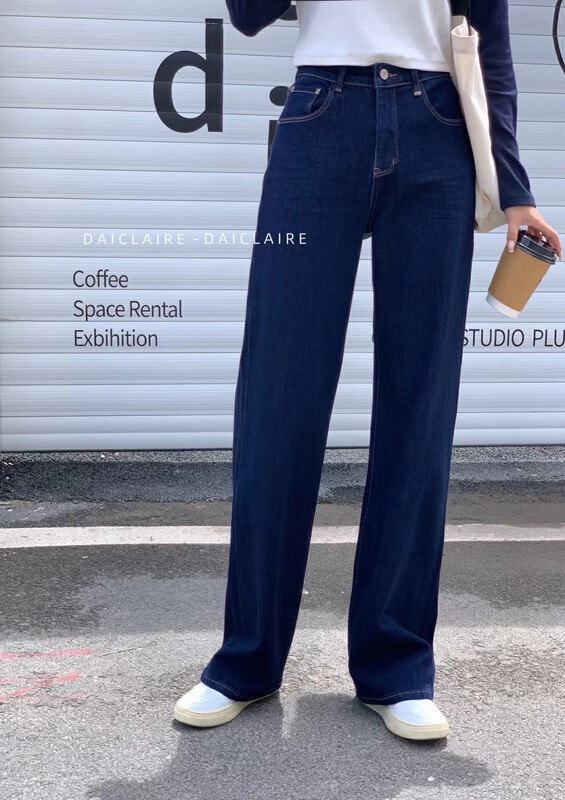 Autumn models are new! [Strictly selected by buyers-Dai Jiaer] Korean straight all-match jeans 91130# CL