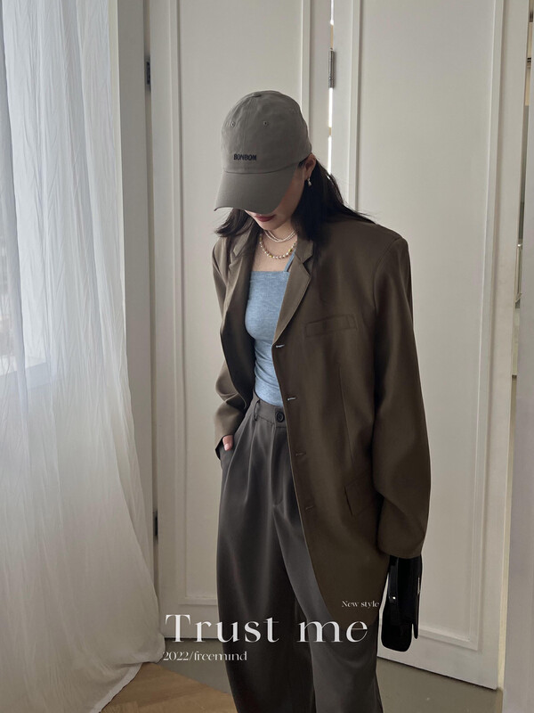 【TRUSTME】Loose and oversized suit 40172# JHY