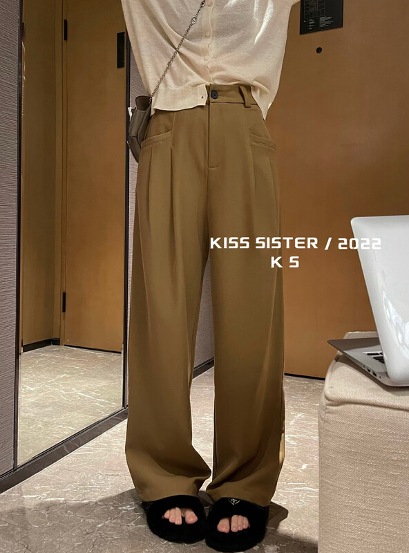 【KISS SISTER】Korean style slimming casual pants 22Y9606# CQW