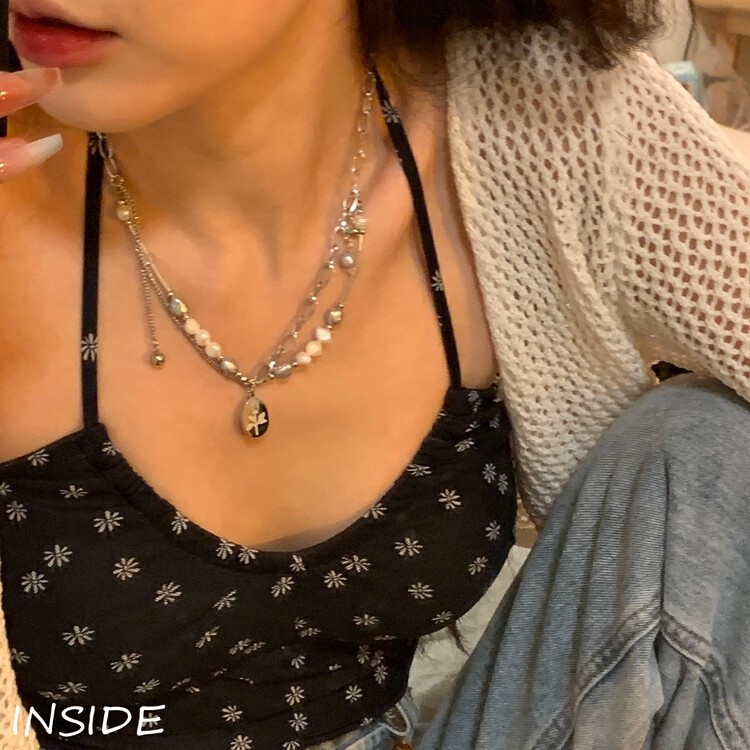 【INSIDE】Fashion and exquisite all-match short necklace (with box random hair) X3500# ZXL
