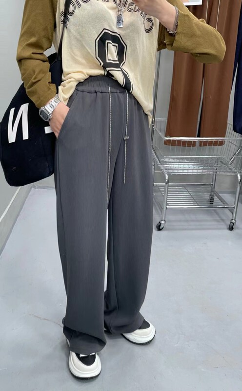 New in early autumn!【KAKAJIA】Slim straight wide-leg comfortable casual pants 2676# OZQ