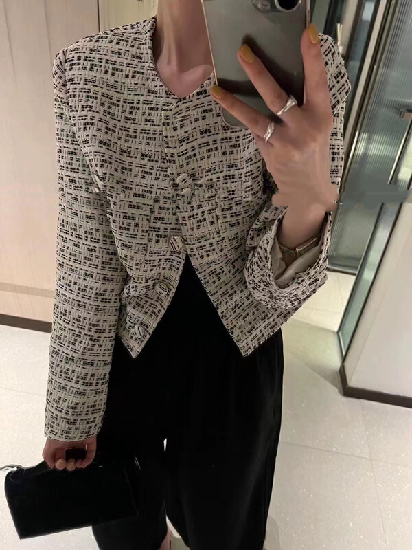 Autumn is new! [MI] Fashion Korean version of the high-end Xiaoxiang style short coat 1611# PCZ