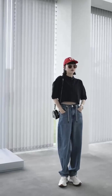 Autumn models are new! [Strictly selected by buyers - Dai Jiaer] Korean style all-match thin and loose jeans 90983# CL